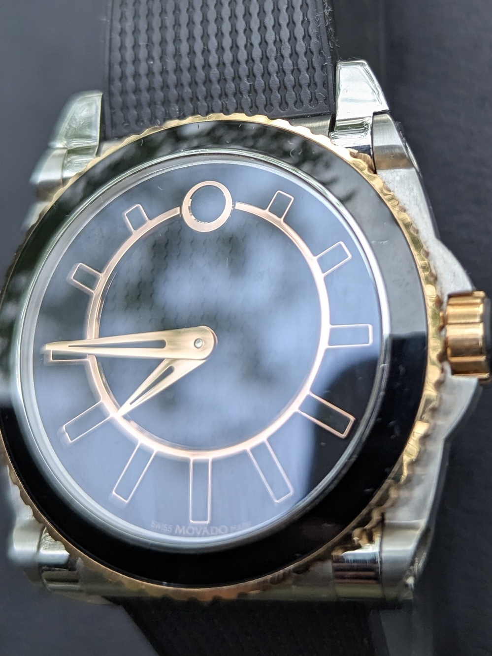 Movado Watch MASTER 18KT GOLD $9995 - Picture 2 of 16